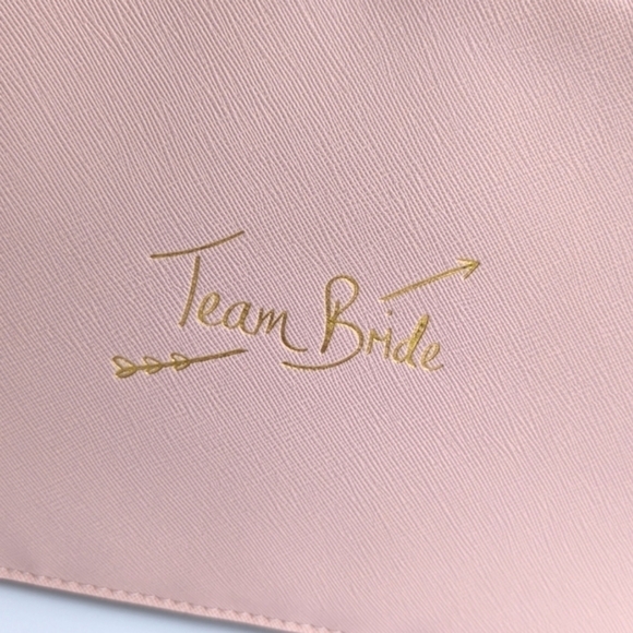 Katie Loxton Team Bride Perfect Pouch Clutch Pink Blush - Picture 4 of 8